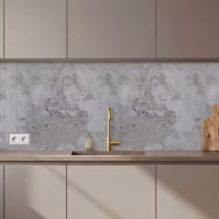Schienale cucina - Motivo - Grigio - Vecchio - Cemento — 1
