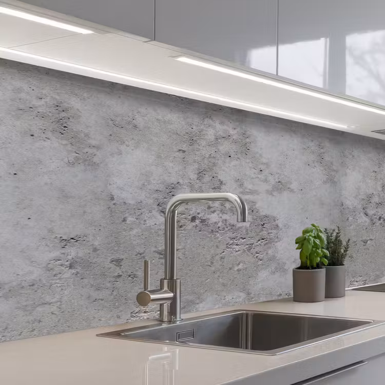 Schienale cucina - Motivo - Grigio - Vecchio - Cemento — 2