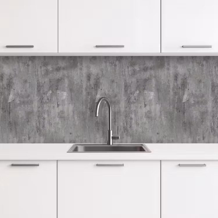 Schienale cucina - Ruggine - Calcestruzzo - Motivo — 4