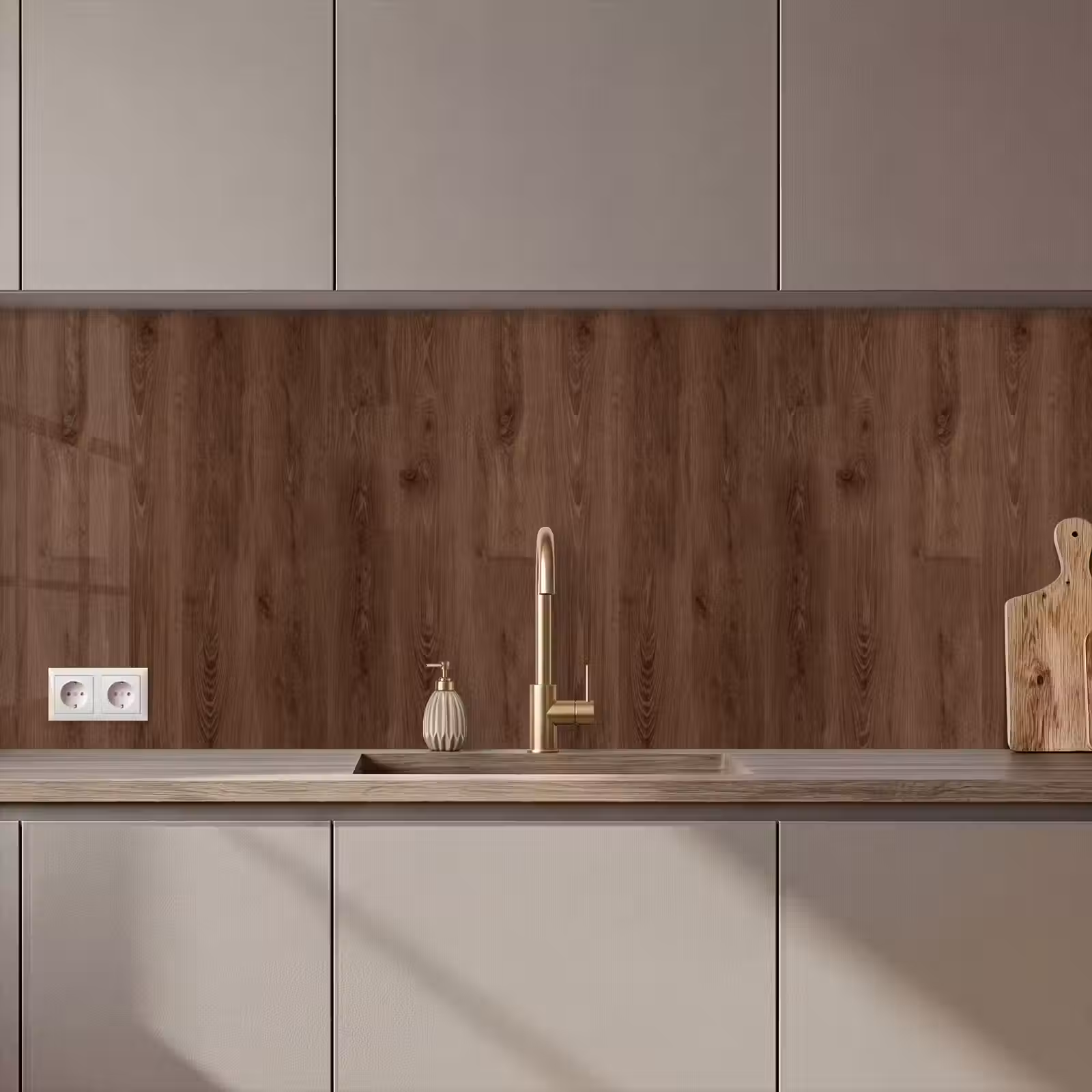 Schienale cucina - Marrone - Modelli - Legno — 1
