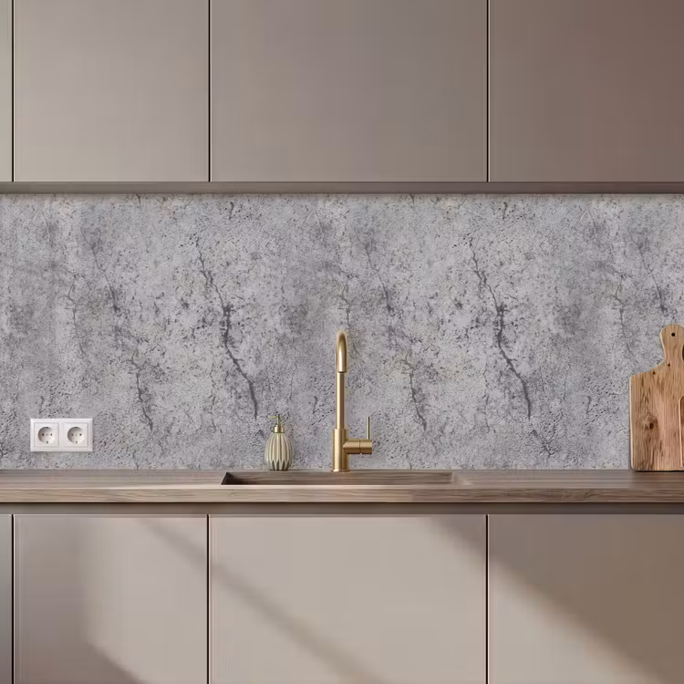 Schienale cucina - Calcestruzzo - Parete - Industriale - Modelli — 1