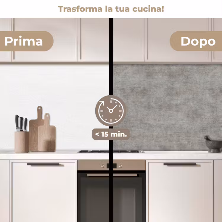 Schienale cucina - Calcestruzzo - Parete - Modelli — 3