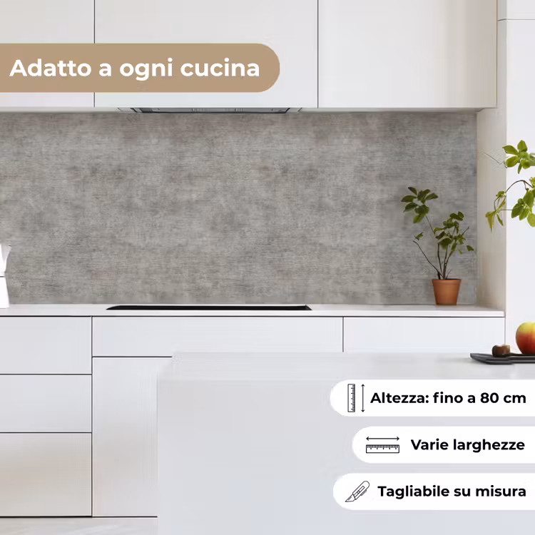 Schienale cucina - Calcestruzzo - Parete - Modelli — 7