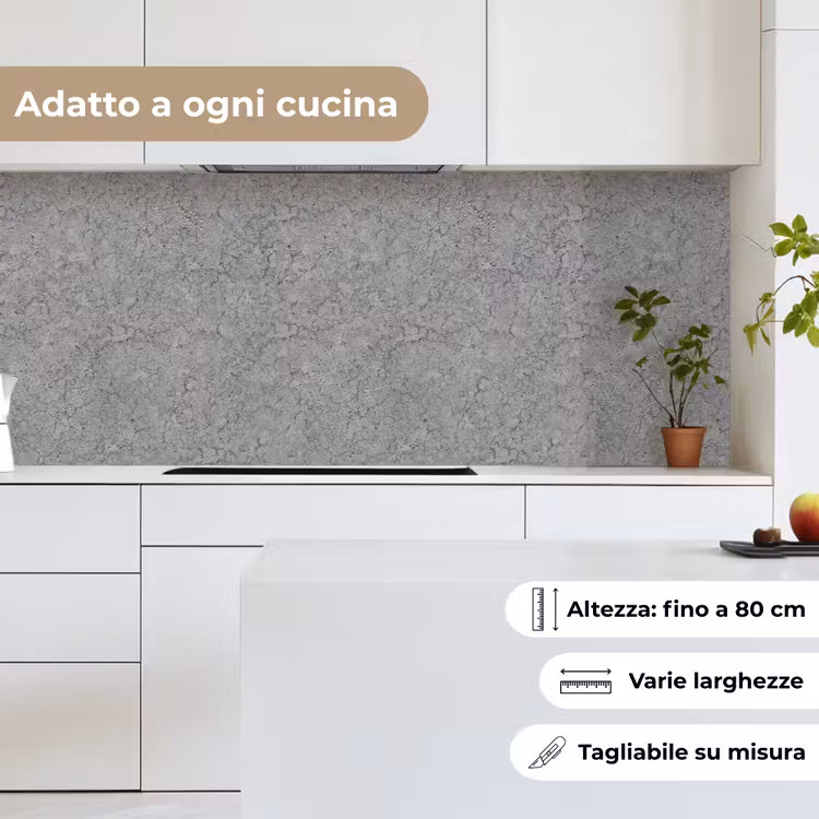 Schienale cucina - Calcestruzzo - Parete - Modelli - Industriale — 7