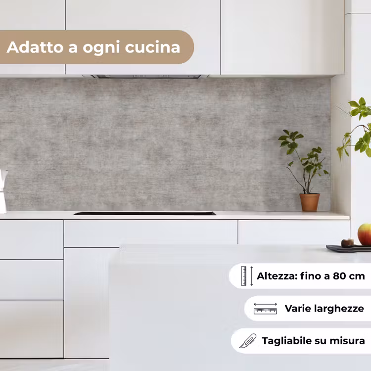 Schienale cucina - Cemento - Vecchio - Grigio - Modelli — 7