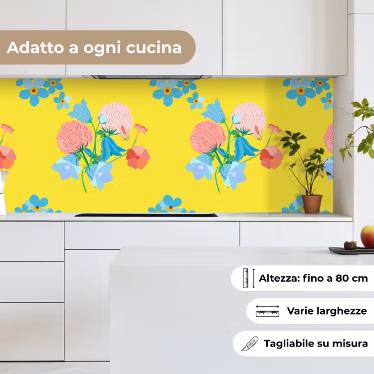 Schienale cucina - Fiori - Bouquet - Primavera - Modelli — 7