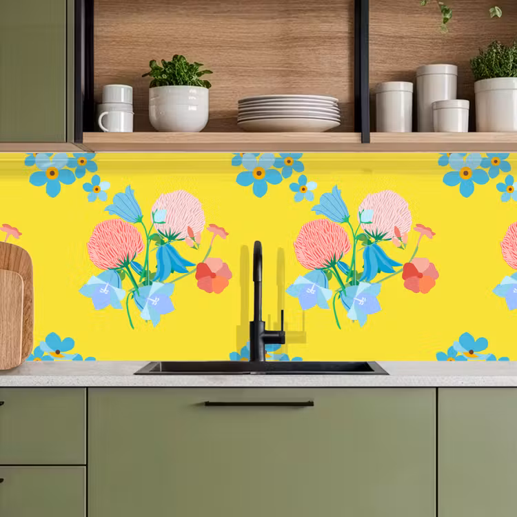 Schienale cucina - Fiori - Bouquet - Primavera - Modelli — 8
