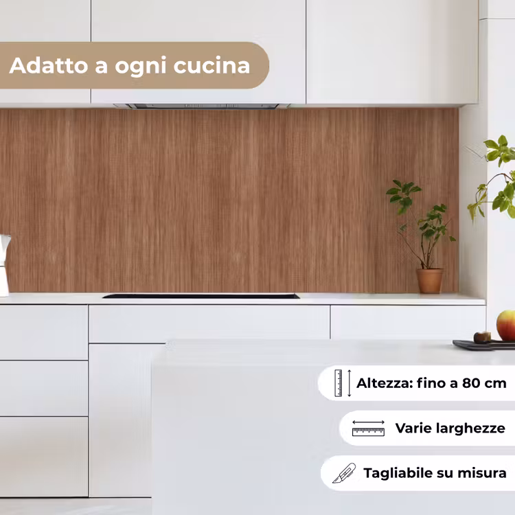 Schienale cucina - Legno - Ceppo - Modelli — 7