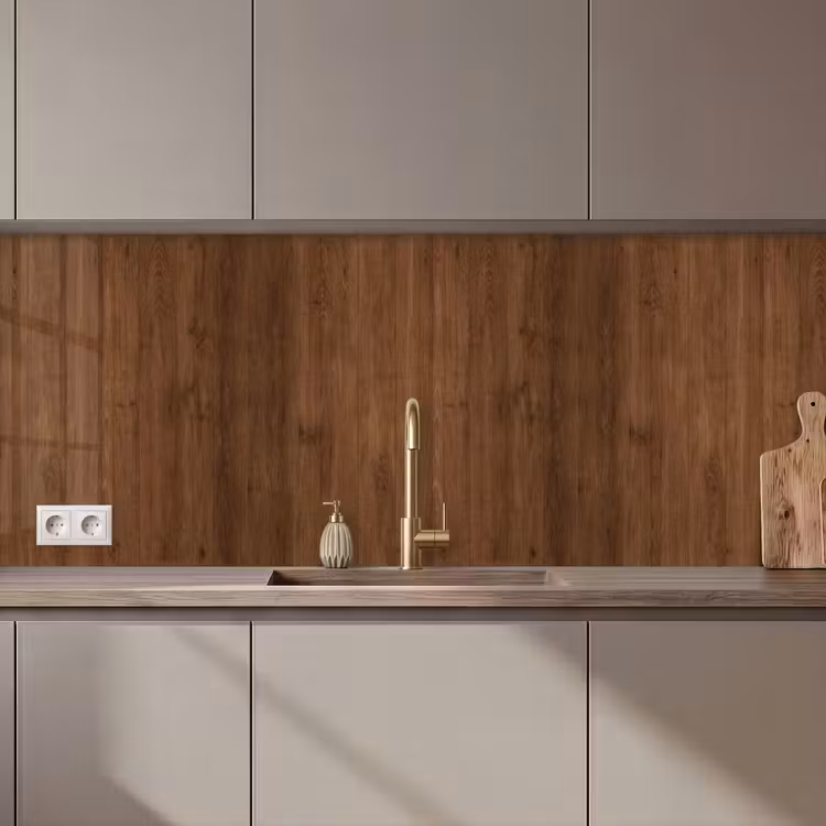 Schienale cucina - Legno duro - Modelli - Marrone — 1