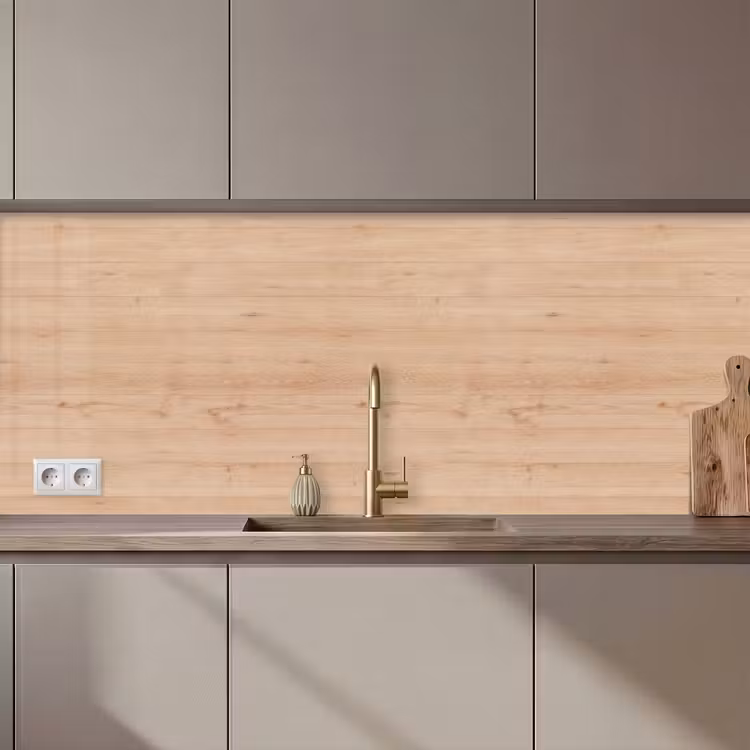 Schienale cucina - Legno - Modelli - Scaffali — 1