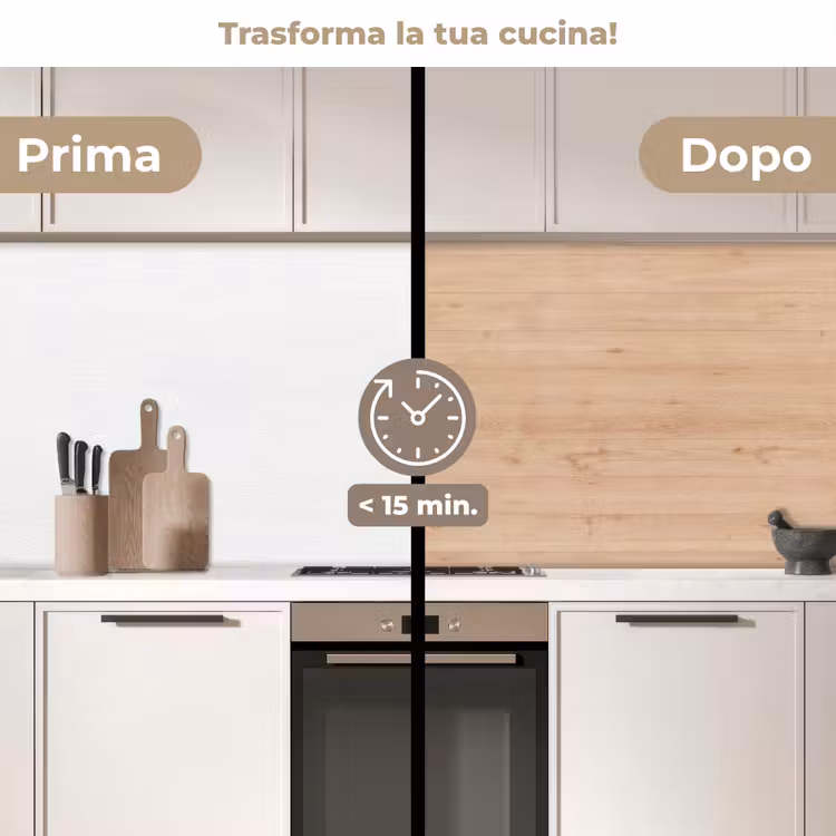 Schienale cucina - Legno - Modelli - Scaffali — 3