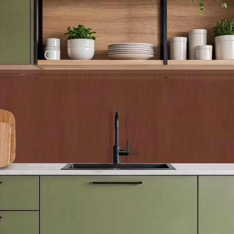 Schienale cucina - Legno - Scaffale - Astratto - Motivi — 8