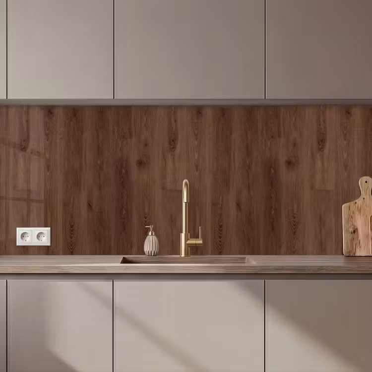 Schienale cucina - Marrone - Modelli - Legno — 1