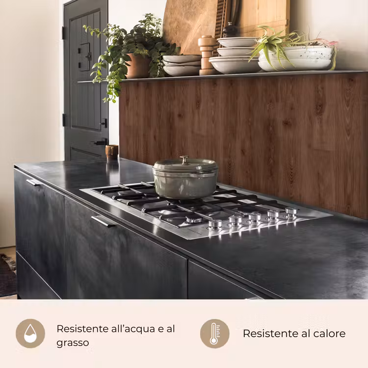 Schienale cucina - Marrone - Modelli - Legno — 5