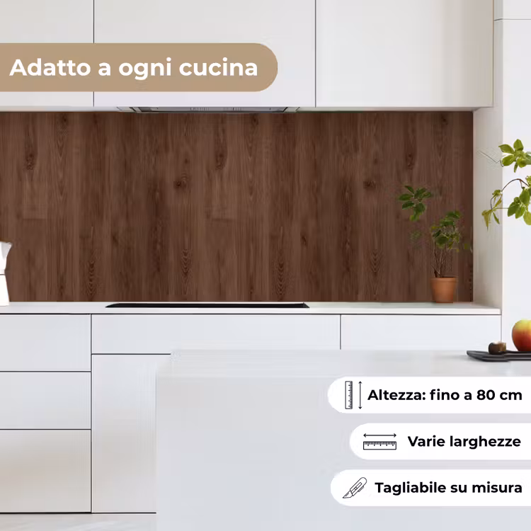 Schienale cucina - Marrone - Modelli - Legno — 7