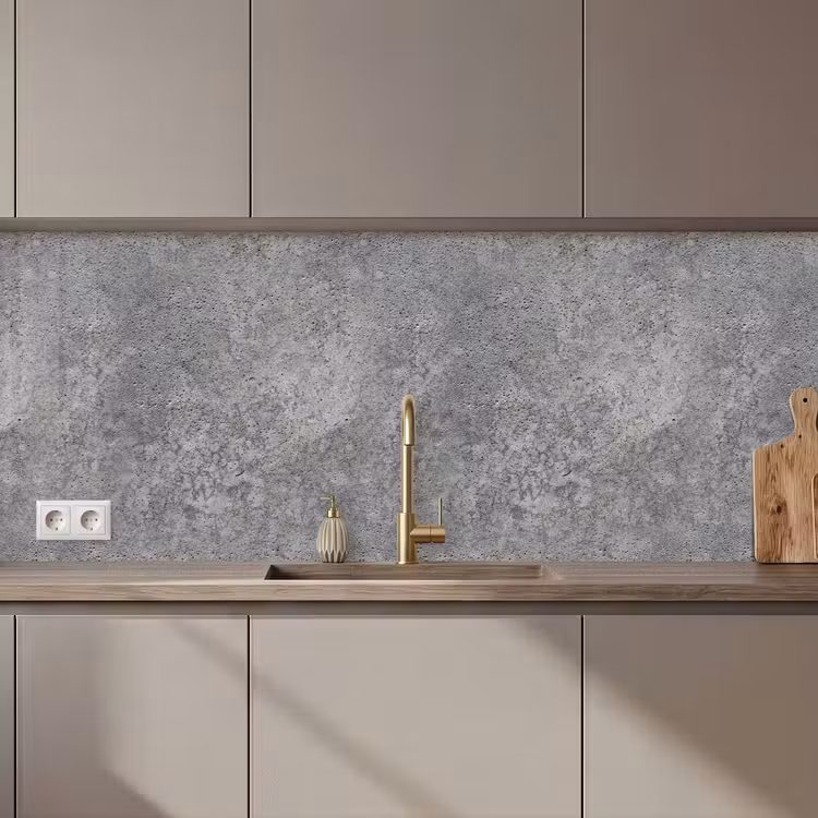 Schienale cucina - Modelli - Industriale - Cemento — 1
