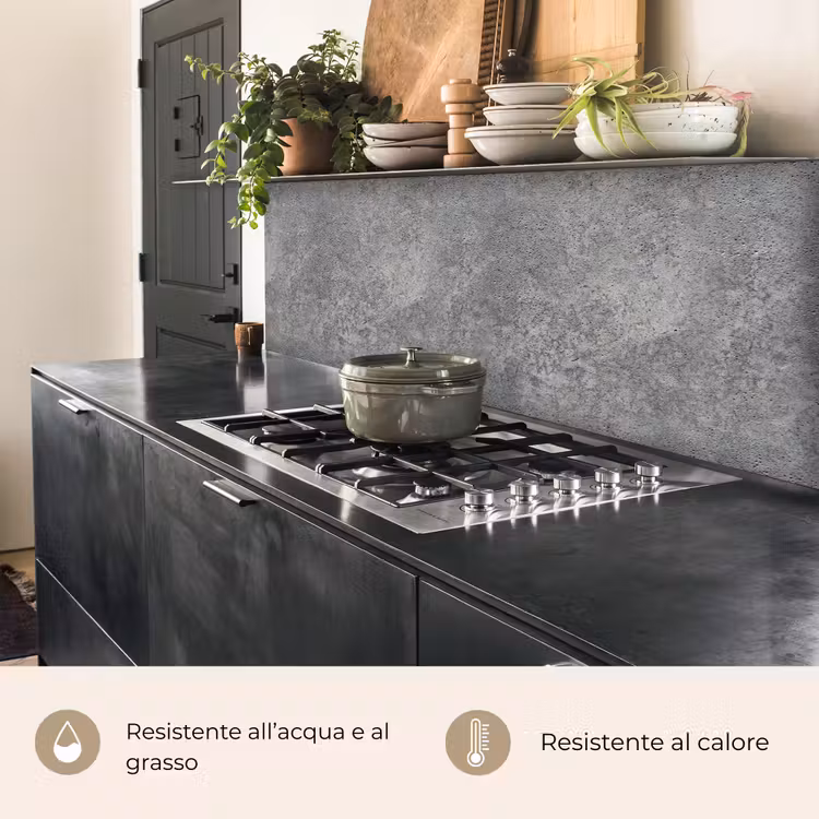 Schienale cucina - Modelli - Industriale - Cemento — 5