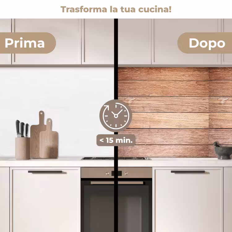 Schienale cucina - Rovere - Tavole - Modelli — 3