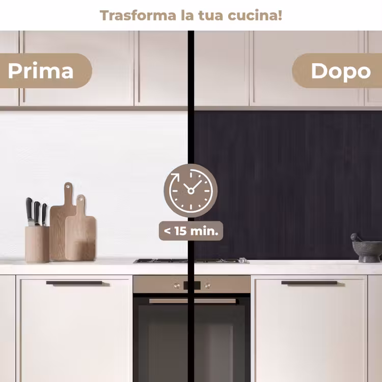 Schienale cucina - Scaffale - Nero - Modelli — 3
