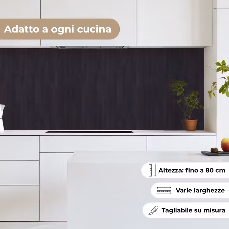 Schienale cucina - Scaffale - Nero - Modelli — 7