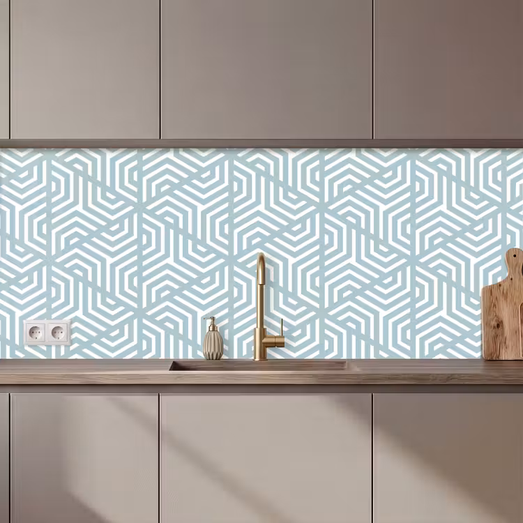 Schienale cucina - Design - Geometria - Modello - Triangolo — 1