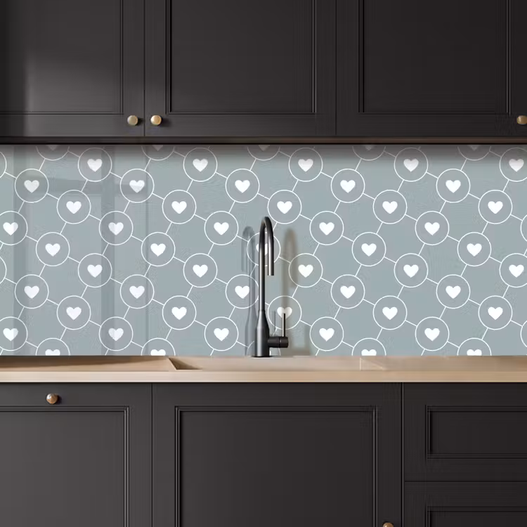 Schienale cucina - Design - Geometria - Motivo - Cuore — 6
