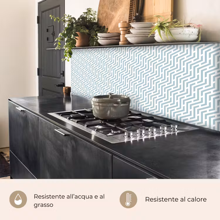 Schienale cucina - Design - Geometria - Pattern - Verde — 5