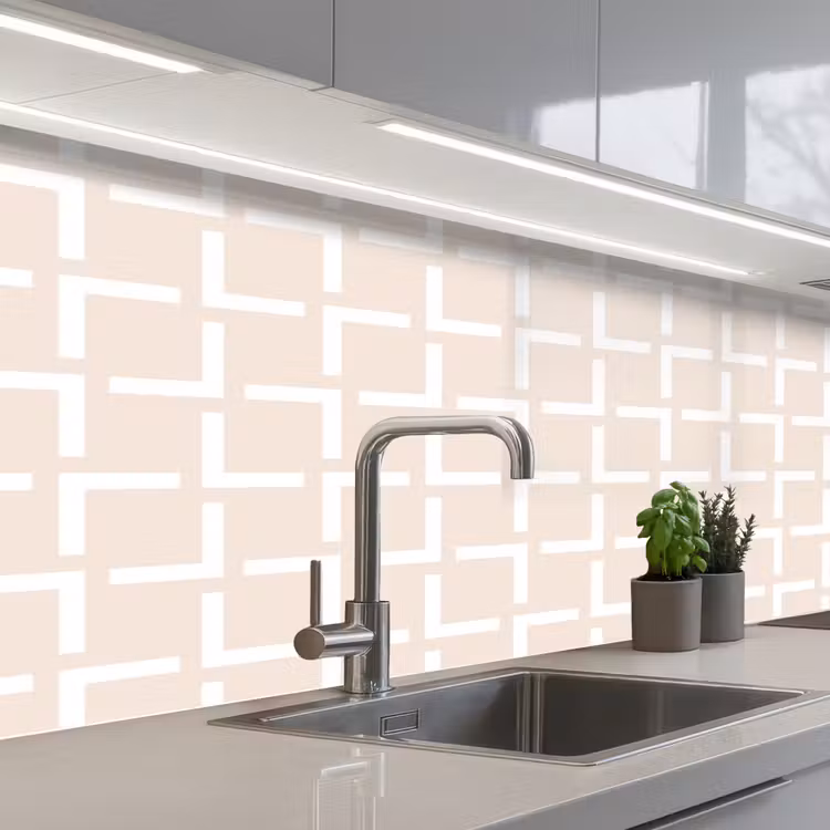 Schienale cucina - Design - Linea - Motivo - Beige — 2