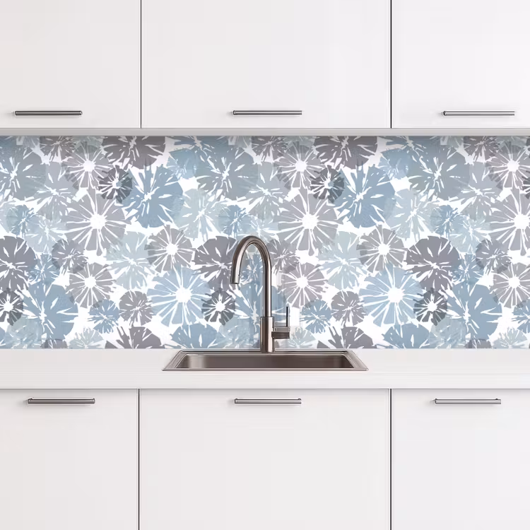 Schienale cucina - Fiori - Astratto - Motivo — 4
