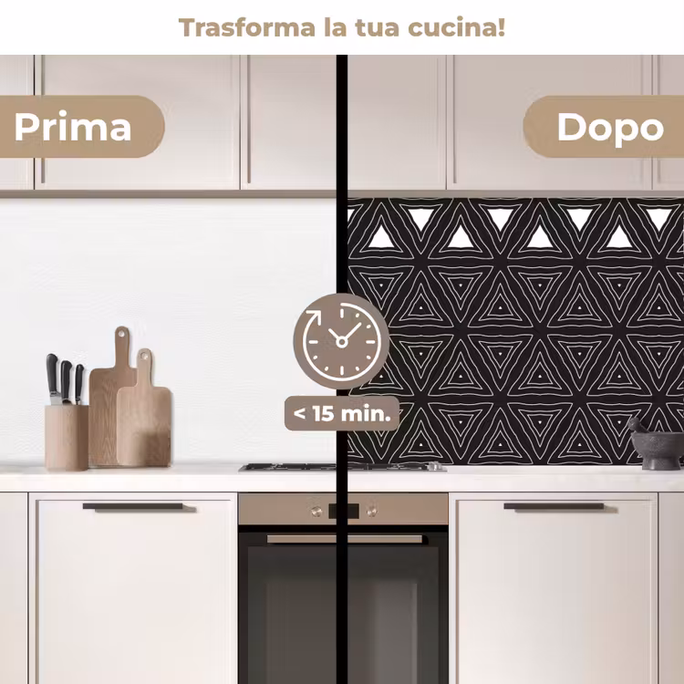 Schienale cucina - Geometria - Design - Mosaico — 3