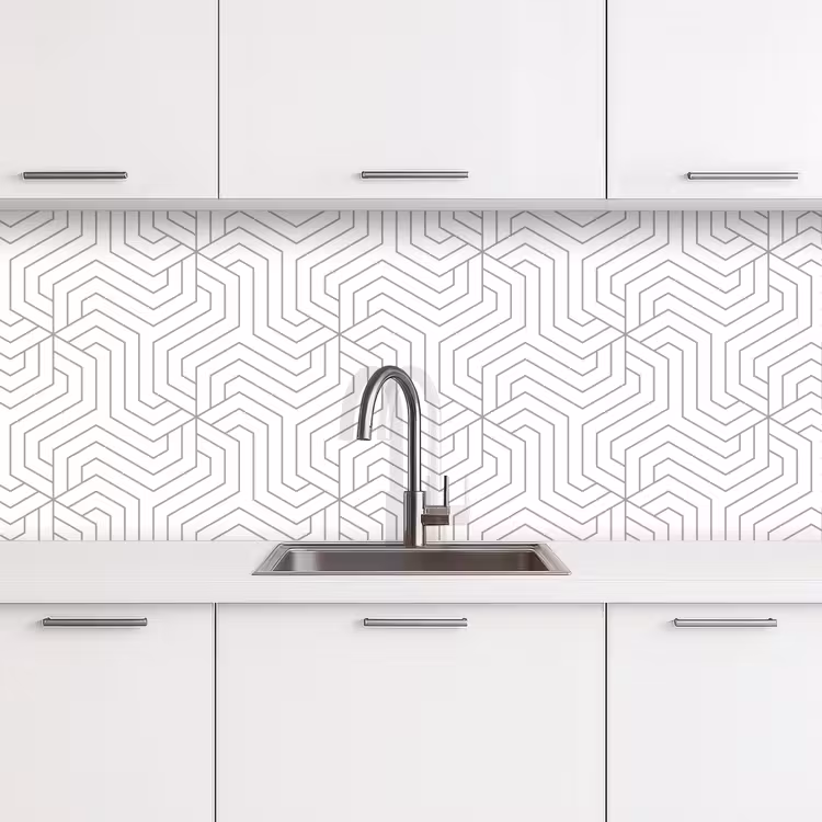 Schienale cucina - Geometria - Linea - Modello — 4