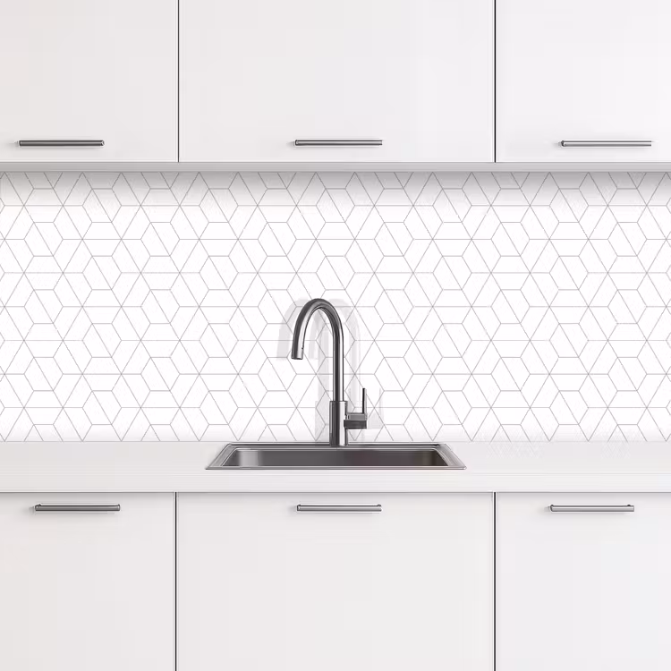 Schienale cucina - Geometria - Linea - Modello — 4