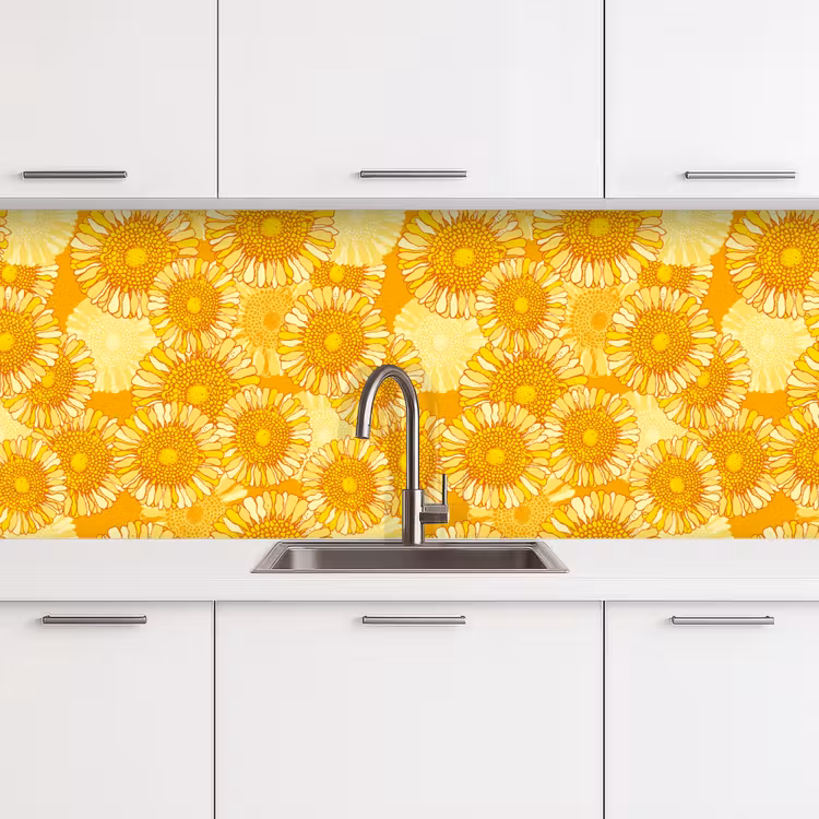 Schienale cucina - Girasole - Estate - Modelli - Fiori — 4