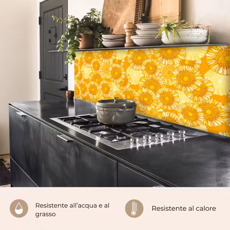 Schienale cucina - Girasole - Estate - Modelli - Fiori — 5