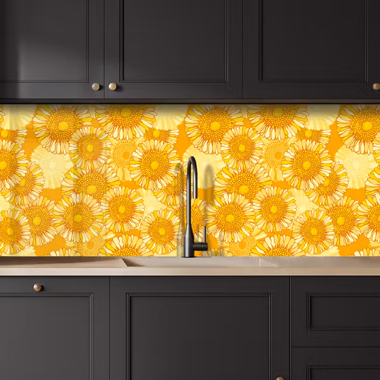 Schienale cucina - Girasole - Estate - Modelli - Fiori — 6