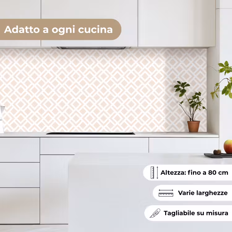 Schienale cucina - Modelli - Astratto - Beige - Geometria — 7
