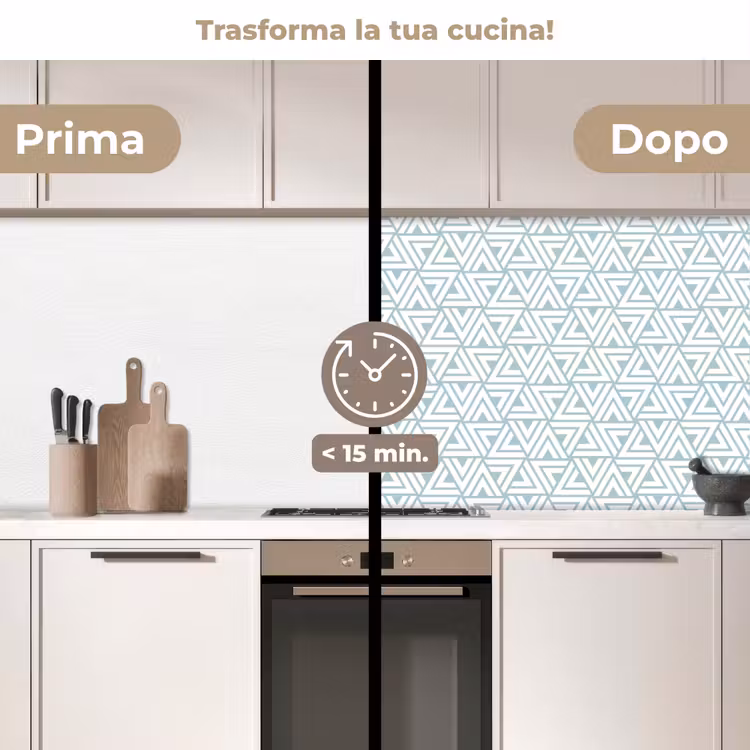 Schienale cucina - Modello - Linea - Design - Verde — 3
