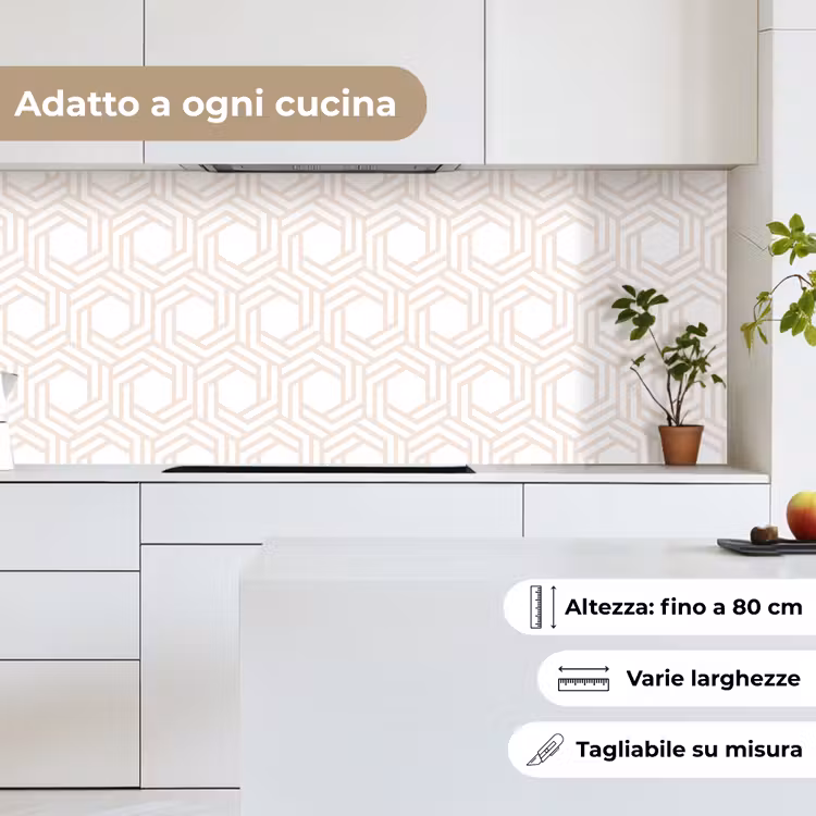 Schienale cucina - Design - Geometria - Modello — 7