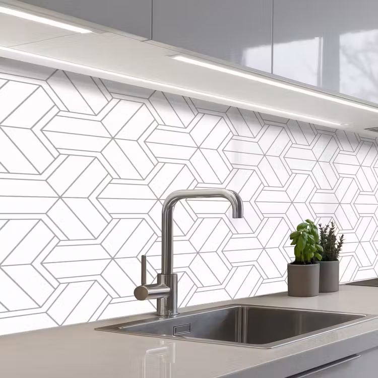 Schienale cucina - Design - Geometria - Modello - Linea — 2