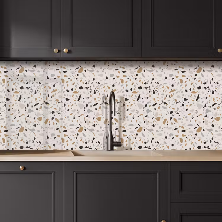 Schienale cucina - Terrazzo - Modello - Acciaio — 6