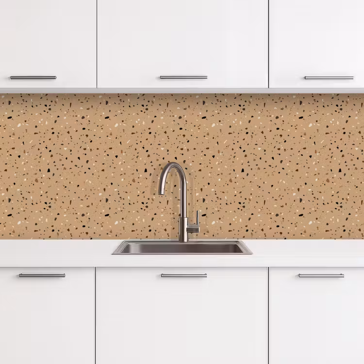 Schienale cucina - Terrazzo - Motivo - Beige — 4