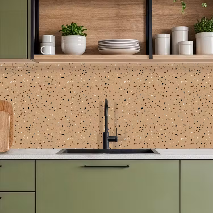 Schienale cucina - Terrazzo - Motivo - Beige — 8