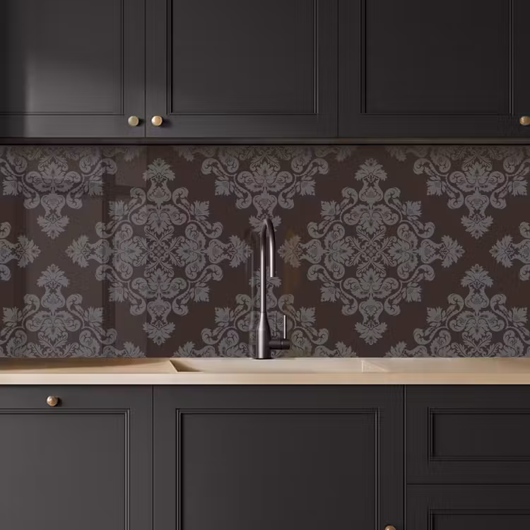 Schienale cucina - Marrone - Grigio - Decorativo - Motivo — 6