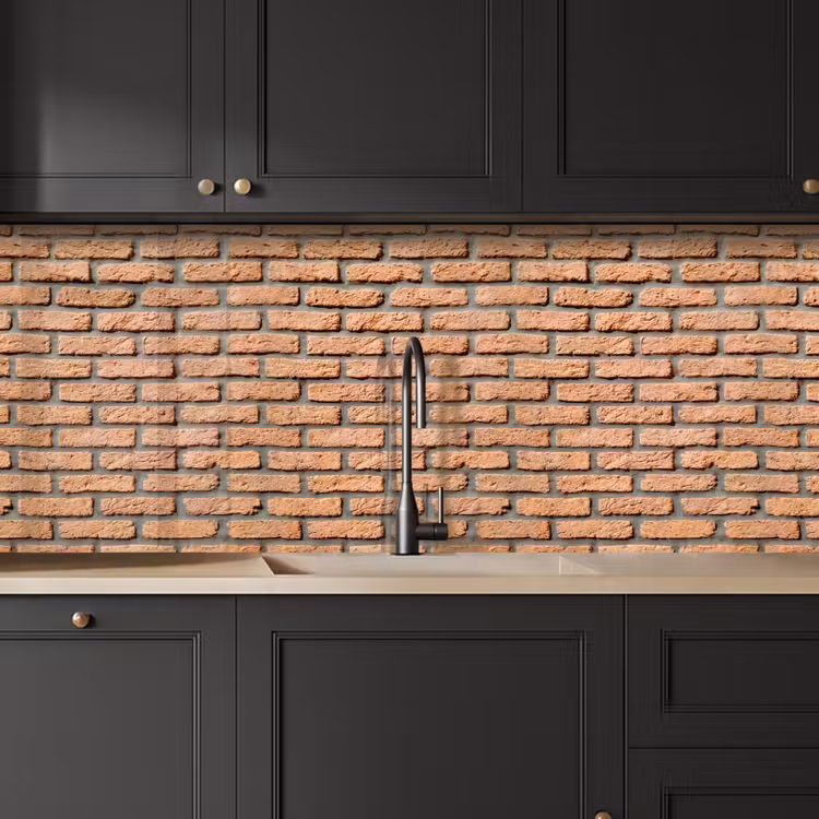Schienale cucina - Mattoni - Rettangolare - Rosso - Parete — 6