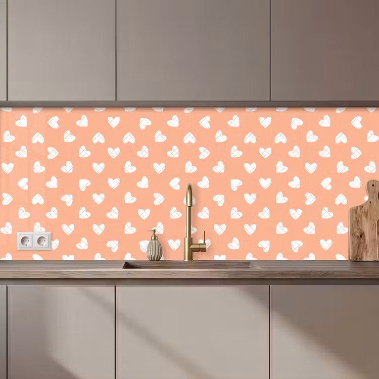 Schienale cucina - Modelli - Astratto - Cuore - Geometria — 1