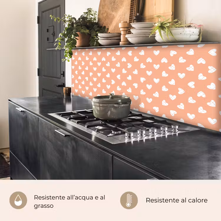 Schienale cucina - Modelli - Astratto - Cuore - Geometria — 5