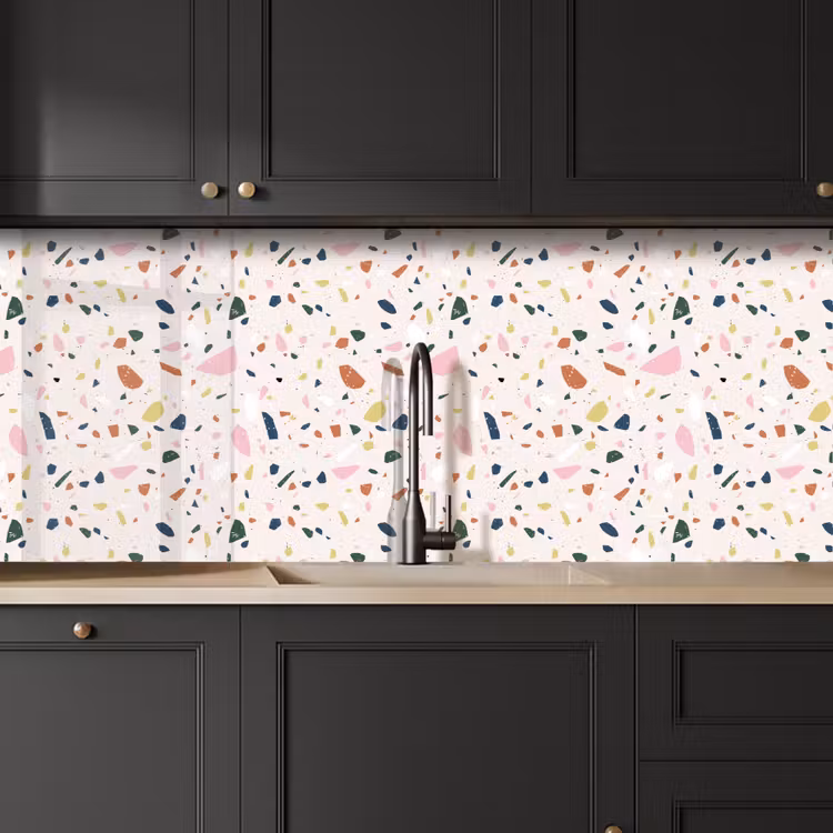 Schienale cucina - Terrazzo - Motivo - Colorato — 6
