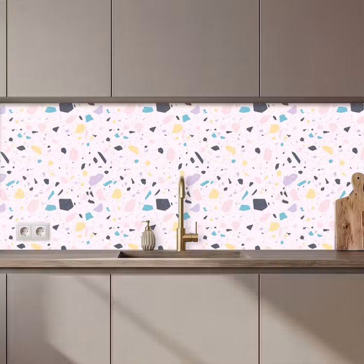 Schienale cucina - Terrazzo - Motivo - Morbido - Candy — 1