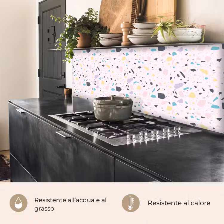 Schienale cucina - Terrazzo - Motivo - Morbido - Candy — 5