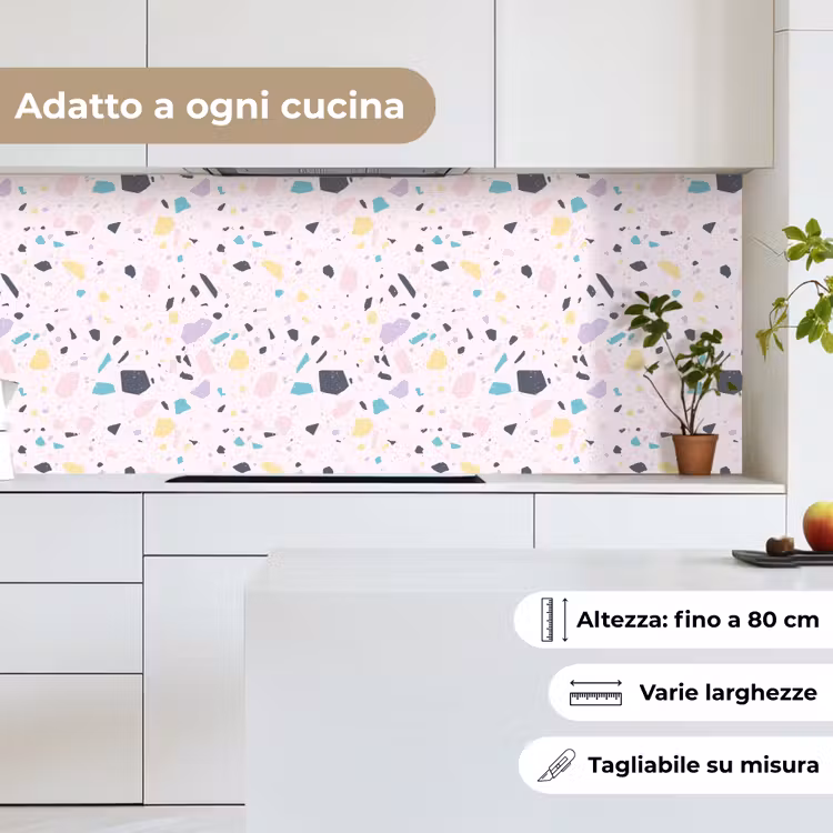 Schienale cucina - Terrazzo - Motivo - Morbido - Candy — 7